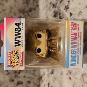 Funko Pocket Pop Wonder Woman 1984 Golden Armor Key Chain